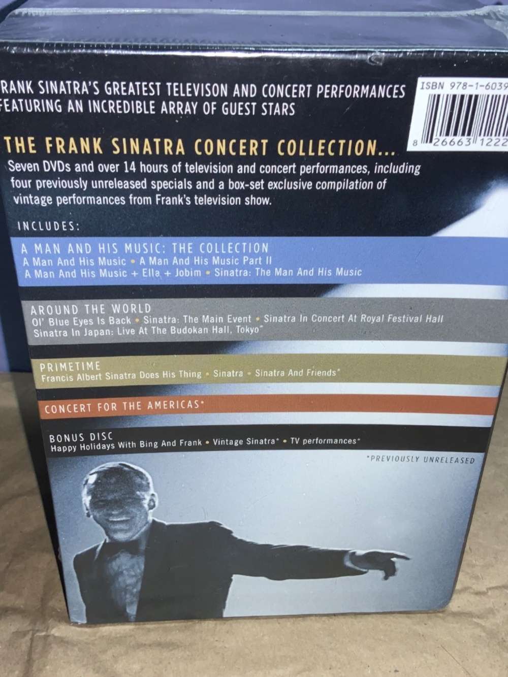 Frank Sinatra: Concert Collection (DVD, 2010, 7-Disc Set) new sealed - Picture 3 of 4